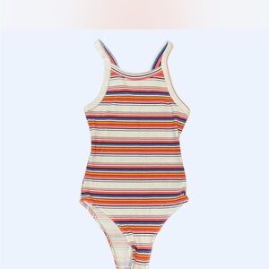 Urban outfitters Striped Multicolor One-Piece bodysuit